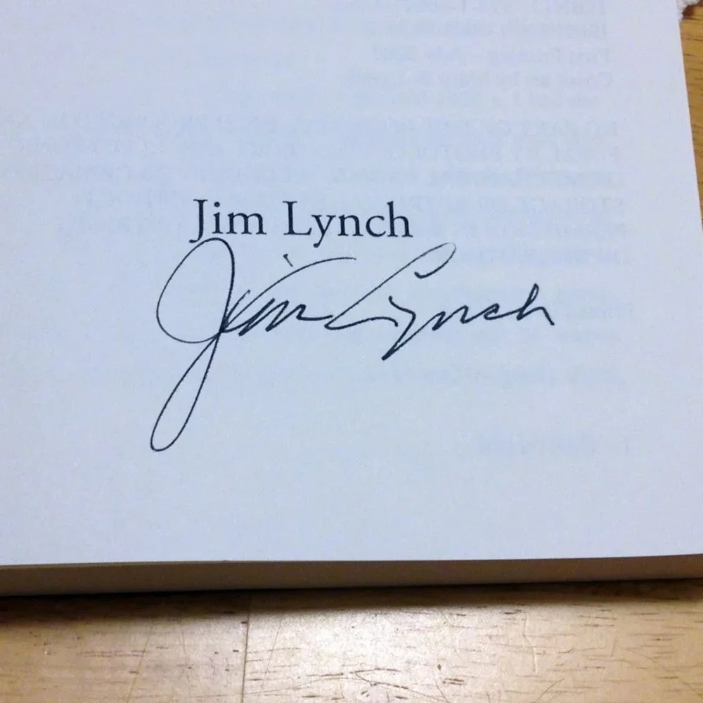 Jim Lynch $10 book